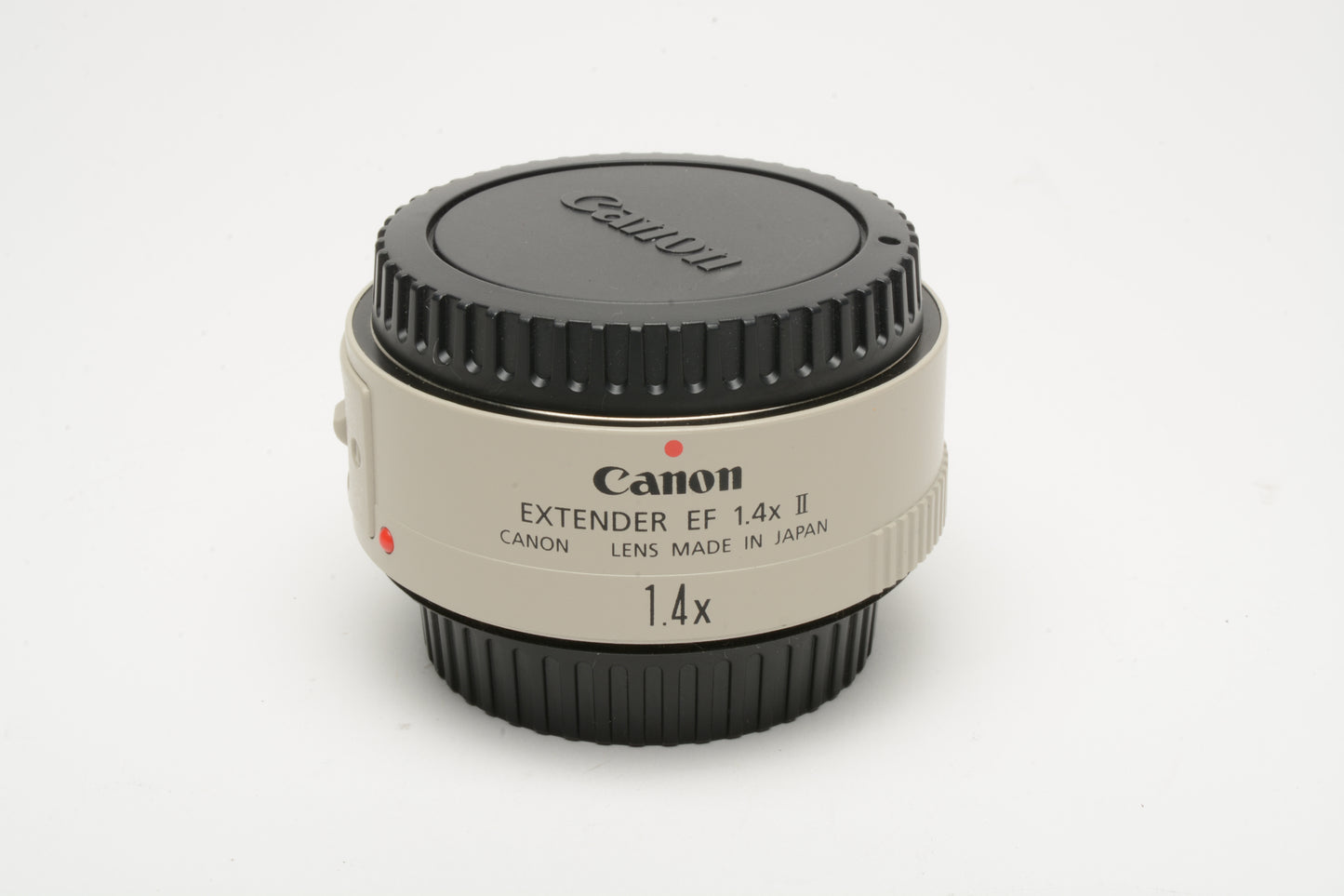 Canon EF 1.4X II extender teleconverter w/caps, clean & sharp!