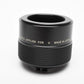 Vivitar 100-200mm 2X Matched Multiplier Teleconverter for M42 Mount, Caps