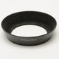 Minolta MC 28mm f3.5 metal lens hood 55mm Diameter, nice