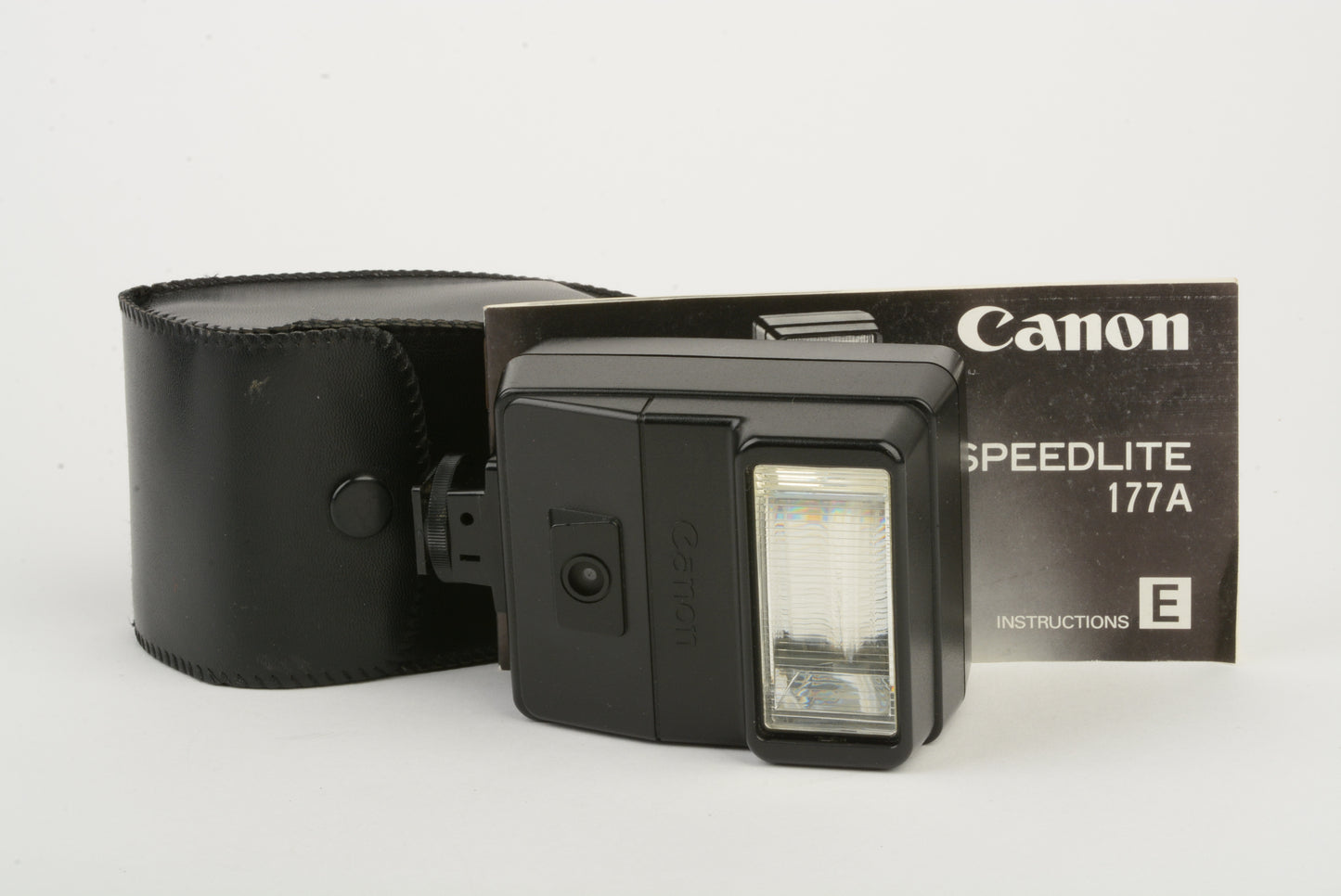 Canon 177A Speedlite flash, pouch, manual, tested