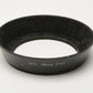 Minolta MC 28mm f3.5 metal lens hood 55mm Diameter, nice