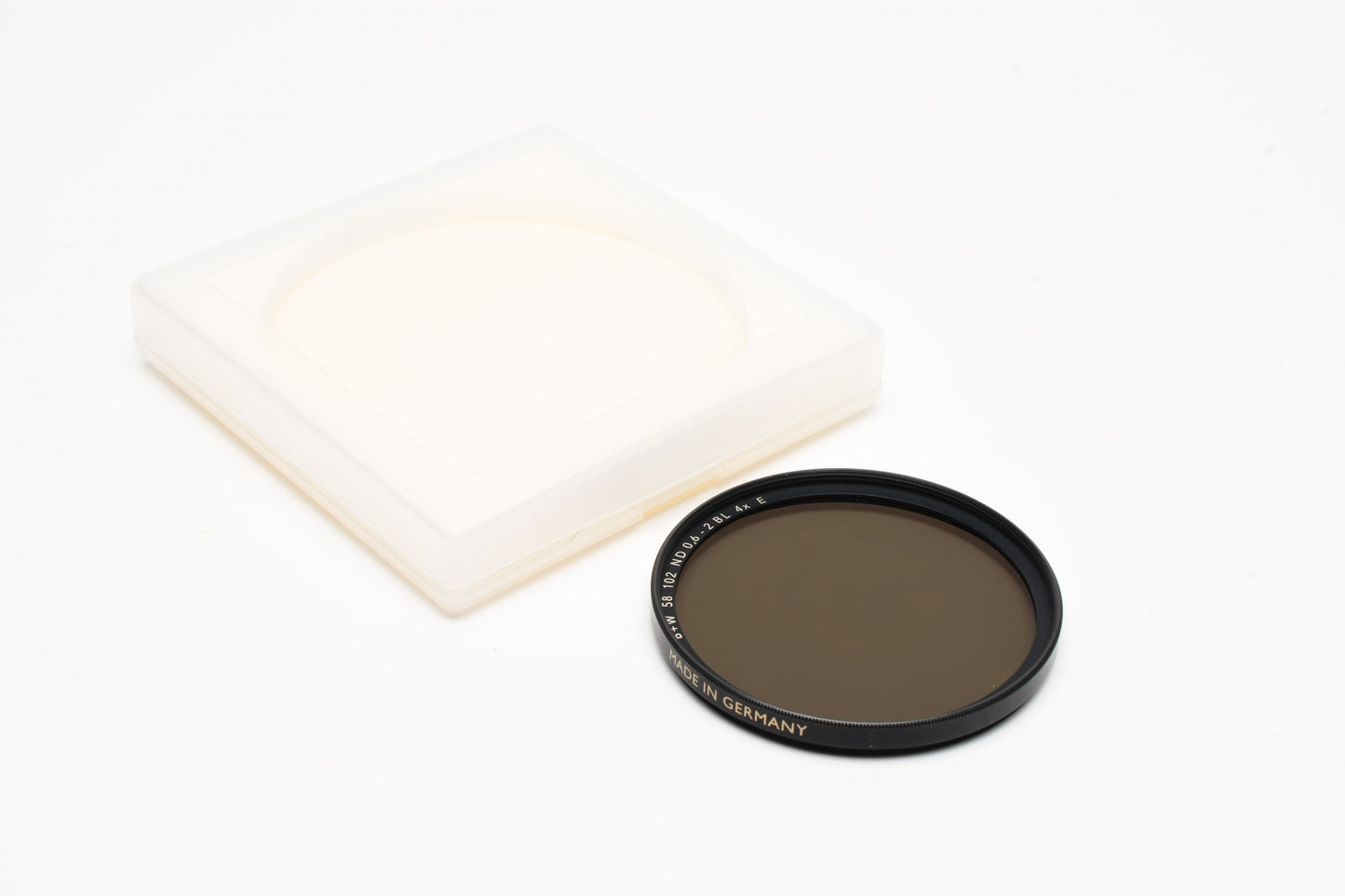 B+W 58mm 102 Neutral Density ND .6 2BL 4X E Filter, Mint-