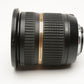 Tamron SP 10-24mm f3.5-4.5 Di II wide zoom for Nikon AF, caps