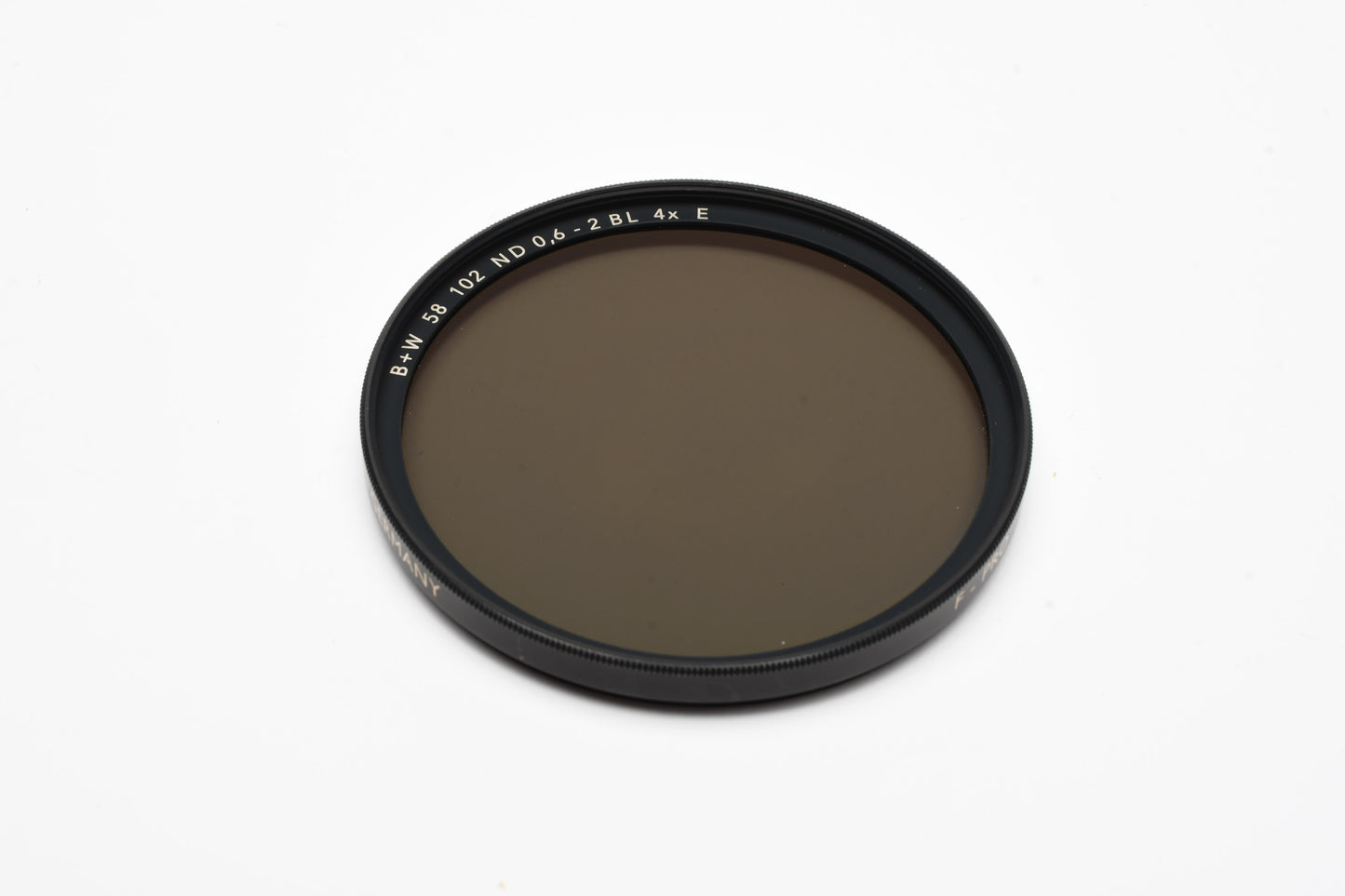 B+W 58mm 102 Neutral Density ND .6 2BL 4X E Filter, Mint-