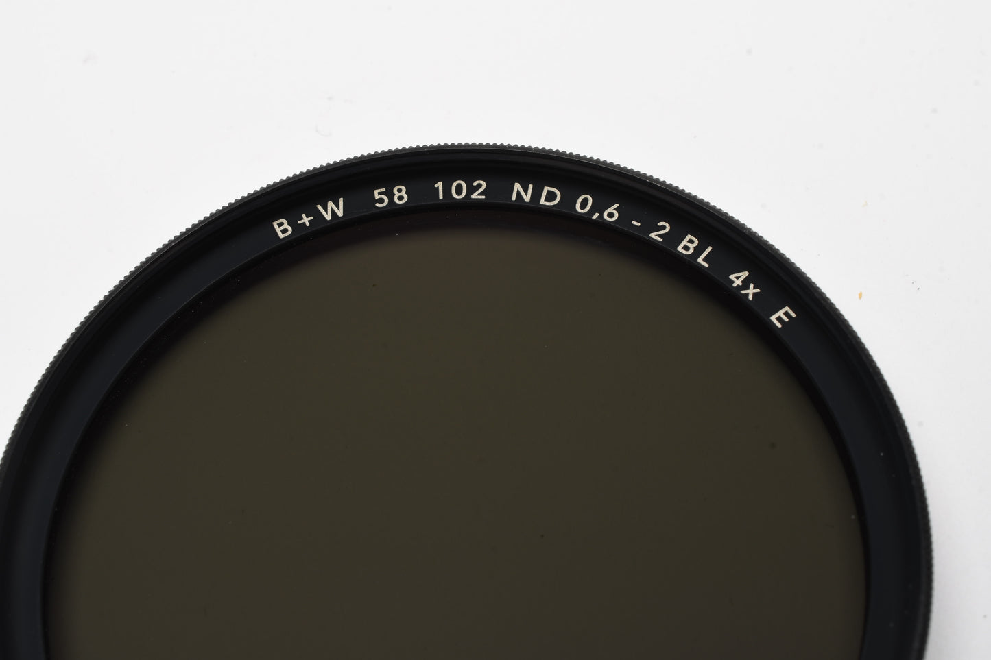 B+W 58mm 102 Neutral Density ND .6 2BL 4X E Filter, Mint-
