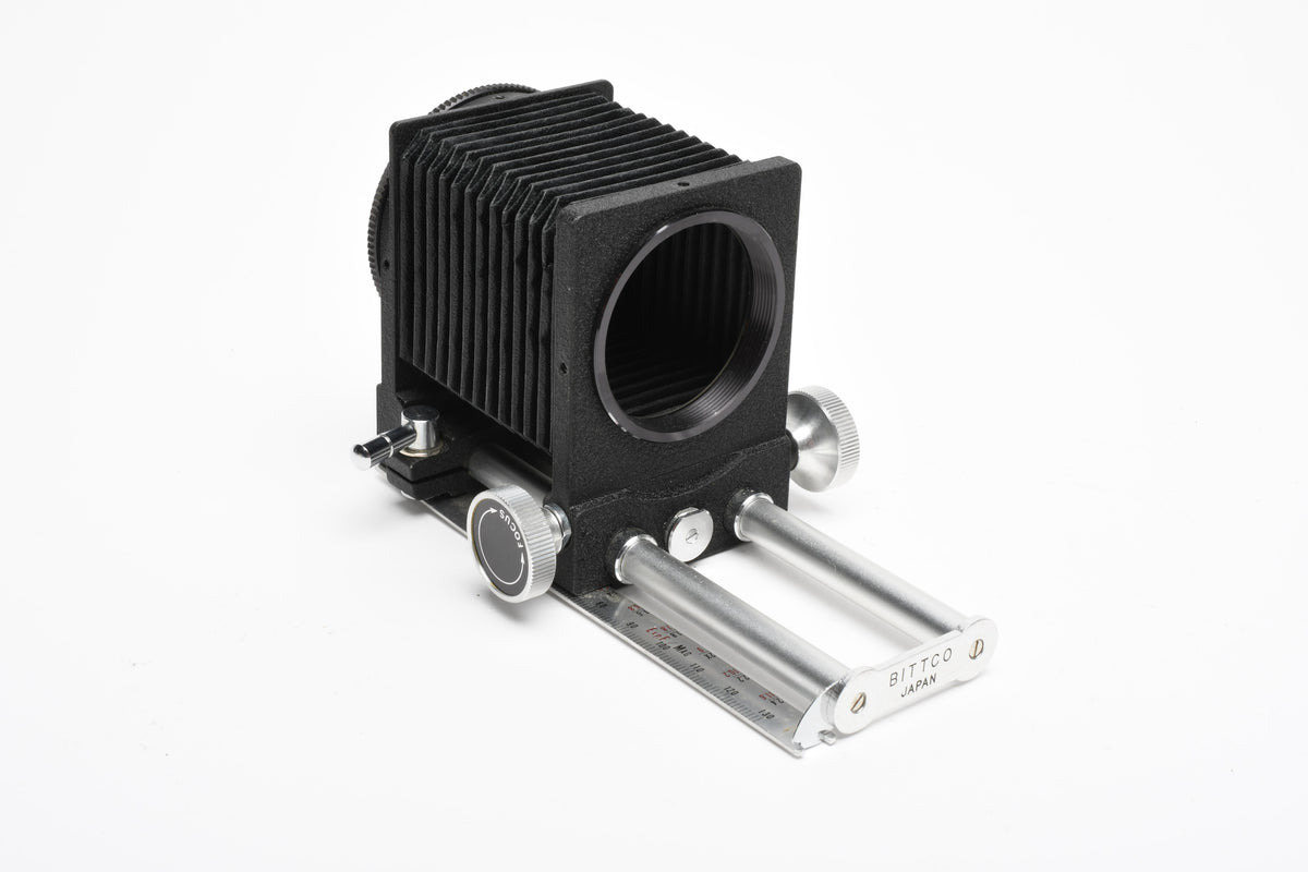 Bittco M42 mount bellows, Double rail, clean
