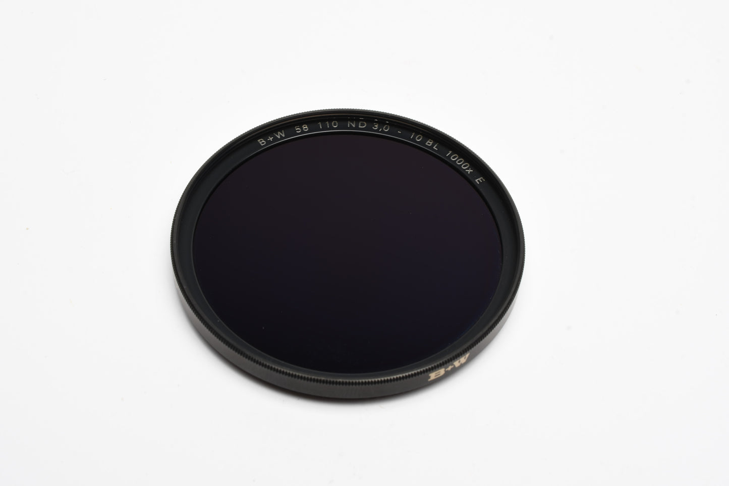 B+W 58mm 110 Neutral Density ND 3.0 10BL 1000X E Filter, Mint-