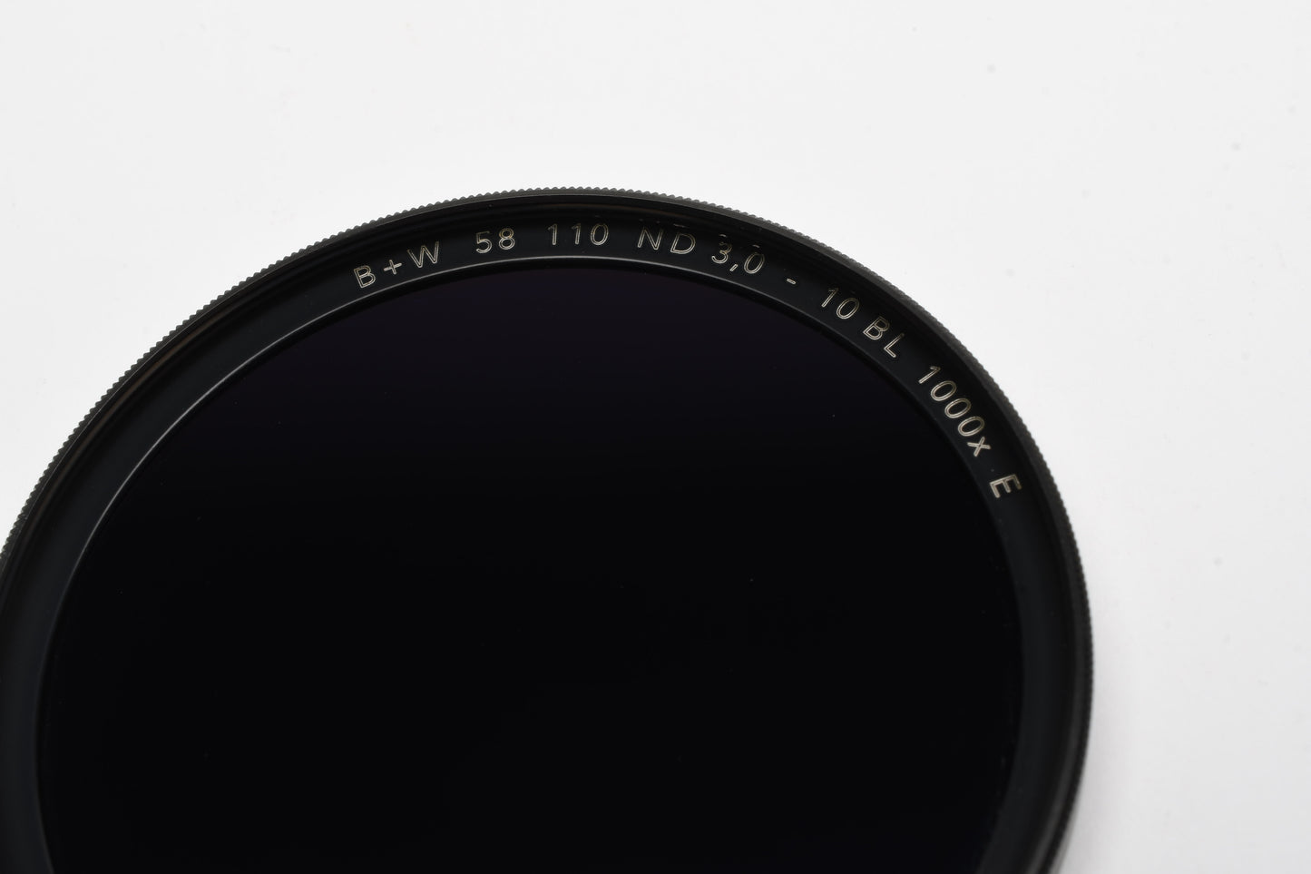B+W 58mm 110 Neutral Density ND 3.0 10BL 1000X E Filter, Mint-