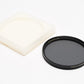 B+W F-PRO 77mm Circular-Pol MRC Circular Polarizing filter, Very clean