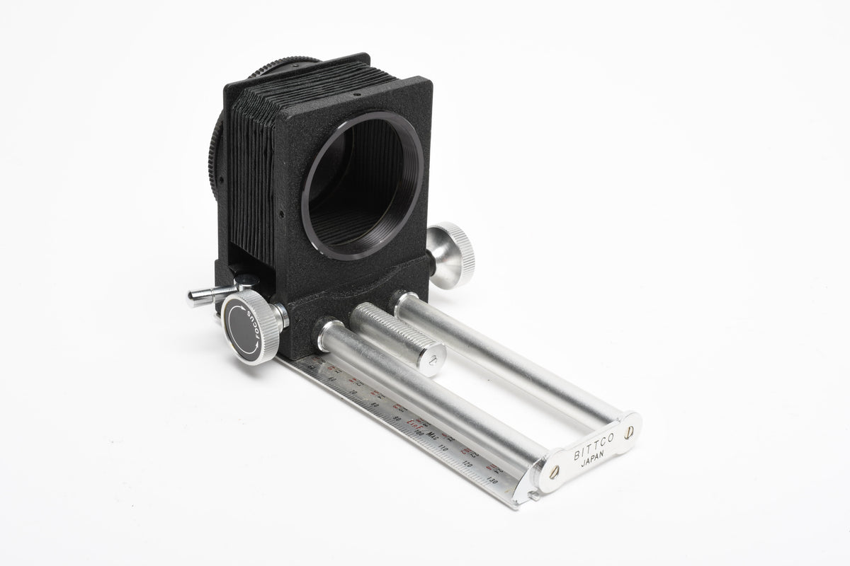 Bittco M42 mount bellows, Double rail, clean
