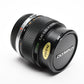 Olympus OM Zuiko 85mm f2 Prime w/Case, Hood, Caps, Mint-, Very sharp!