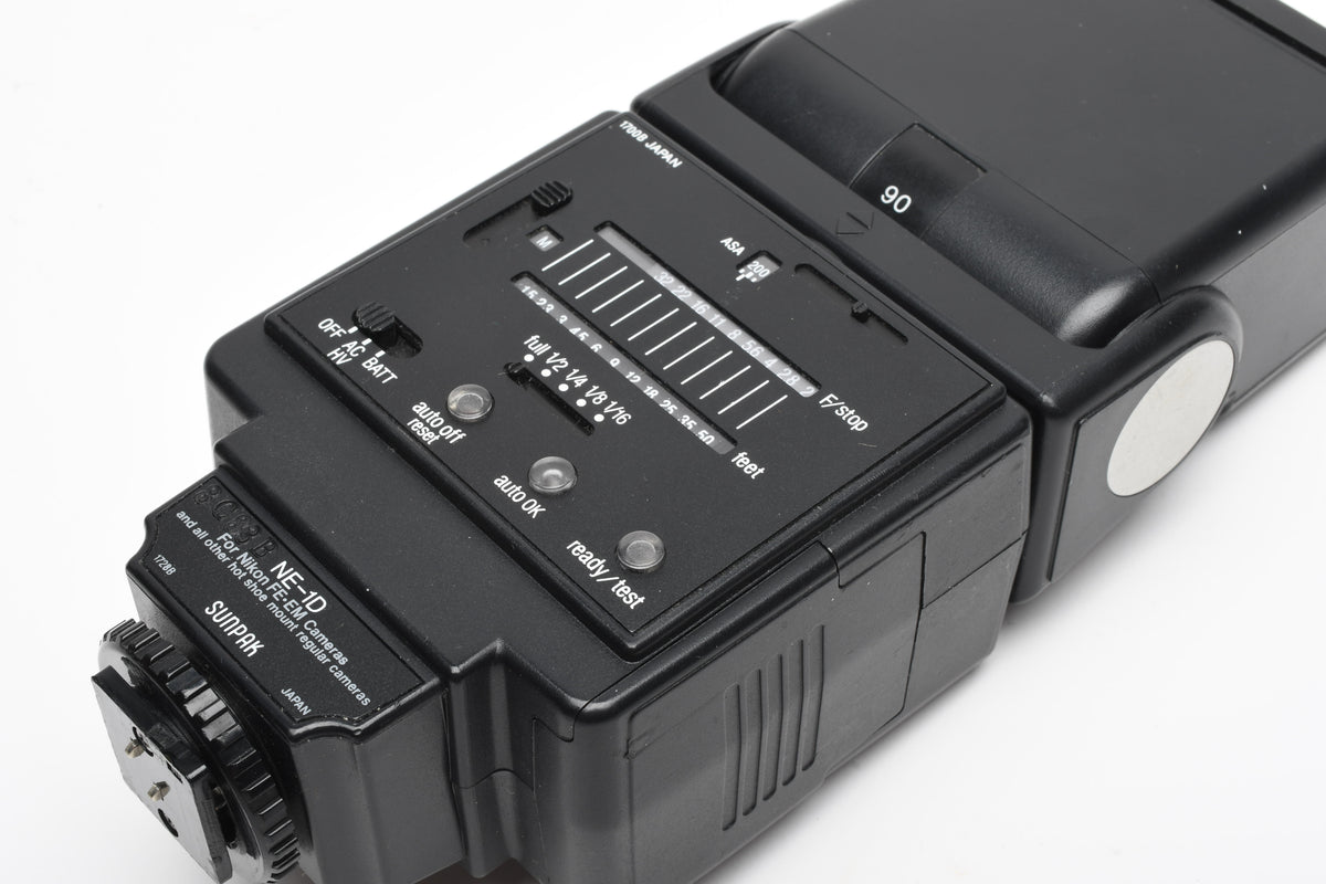 Sunpak Thyristor Auto 422D electronic flash, Tested, Great (w/NE-1D Nikon Module)