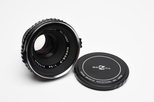 Bronica Nippon Kogaku Nikkor-P 75mm f2.8 Lens, Good, *Read