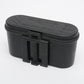 X-Ray Safe Film Storage for 3 Rolls of 35mm Travel Case (Hard plastic / Black)