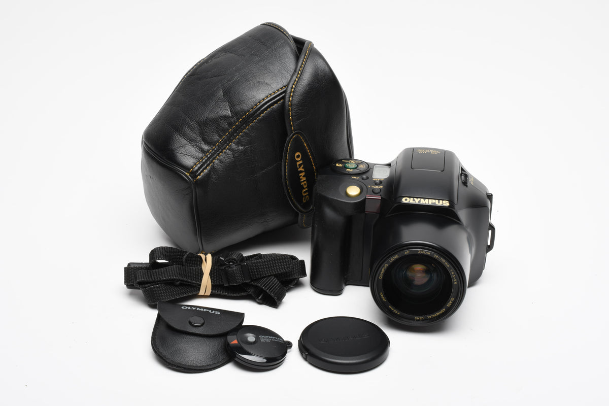 Olympus IS-10 Super DLX Date 35mm Point&Shoot w/28-110 4x zoom, case, remote, Great