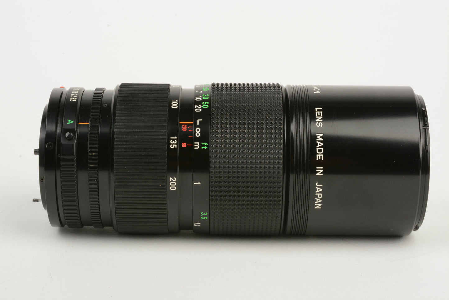 Canon FD 80-200mm f4 2-Touch NFD Zoom Lens, Pola. + case, Very clean, nice!