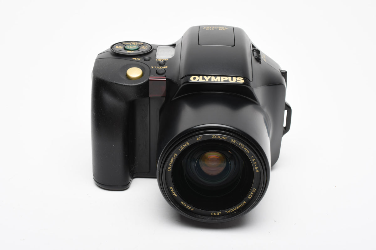 Olympus IS-10 Super DLX Date 35mm Point&Shoot w/28-110 4x zoom, case, remote, Great