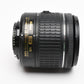 Nikon AF-P 18-55mm f3.5-5.6 G DX VR, Mint- Caps