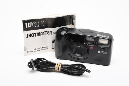 Ricoh Shotmaster Zoom Super 35mm Point&Shoot w/38-60mm Macro zoom lens