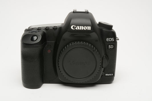 Canon EOS 5D Mark II DSLR Body, 2batts, Charger, Only 5137 Acts, Clean!