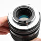 Deitz MC Auto 135mm f2.8 Portrait lens for Minolta MD Mount +UV