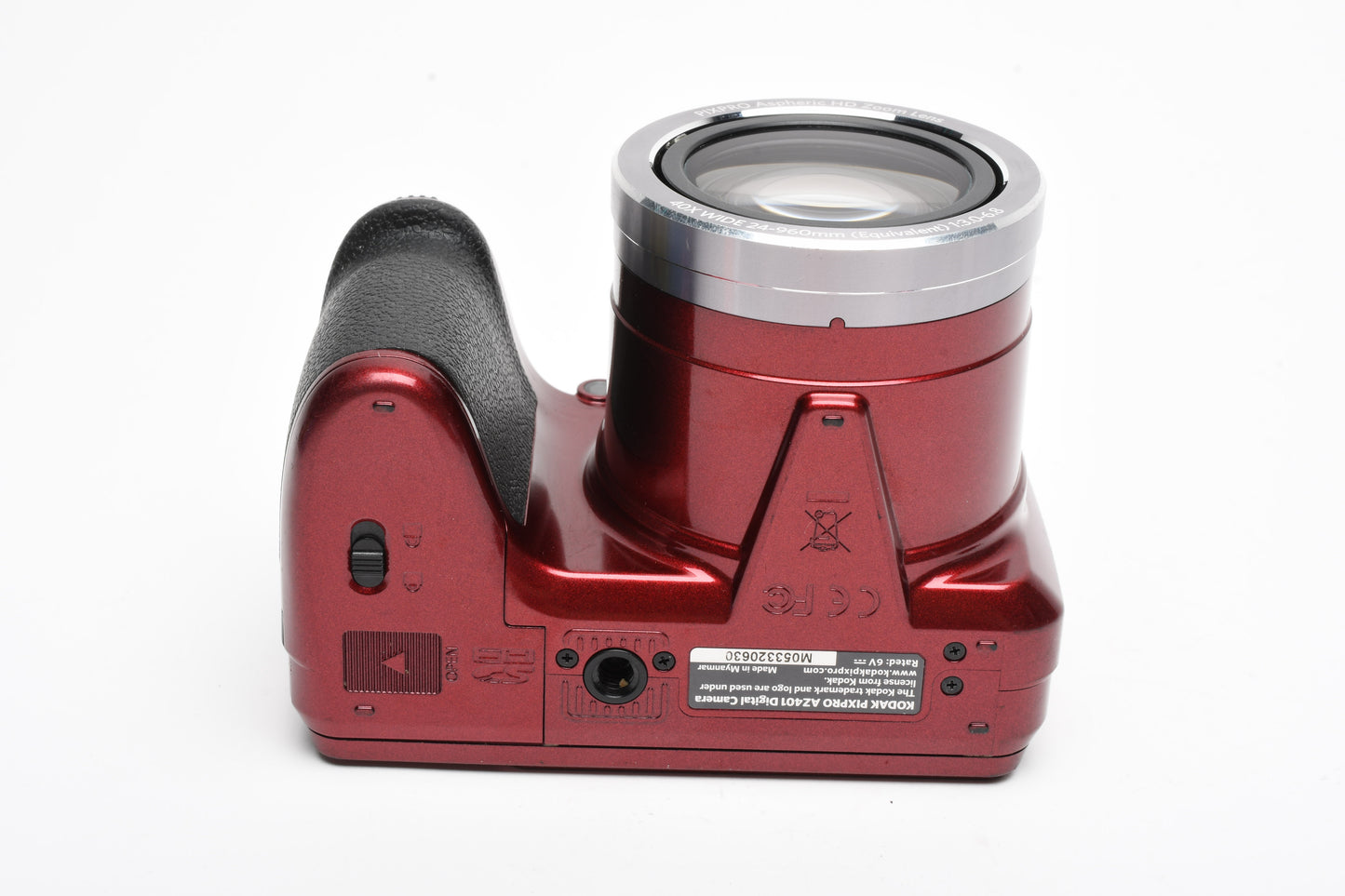 Kodak Pixpro AZ401 16MP 40X Optical Zoom Red Digital Point&Shoot, Tested, Great