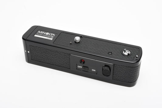 Minolta Auto Winder G for Minolta XG Series 35mm Cameras, Tested, +Case