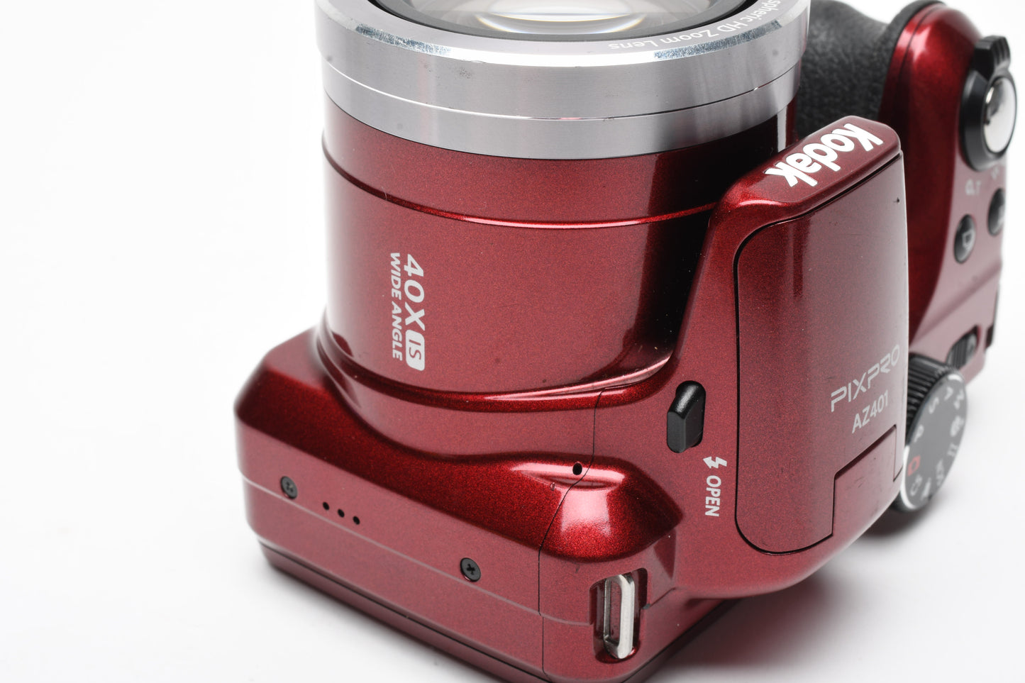 Kodak Pixpro AZ401 16MP 40X Optical Zoom Red Digital Point&Shoot, Tested, Great
