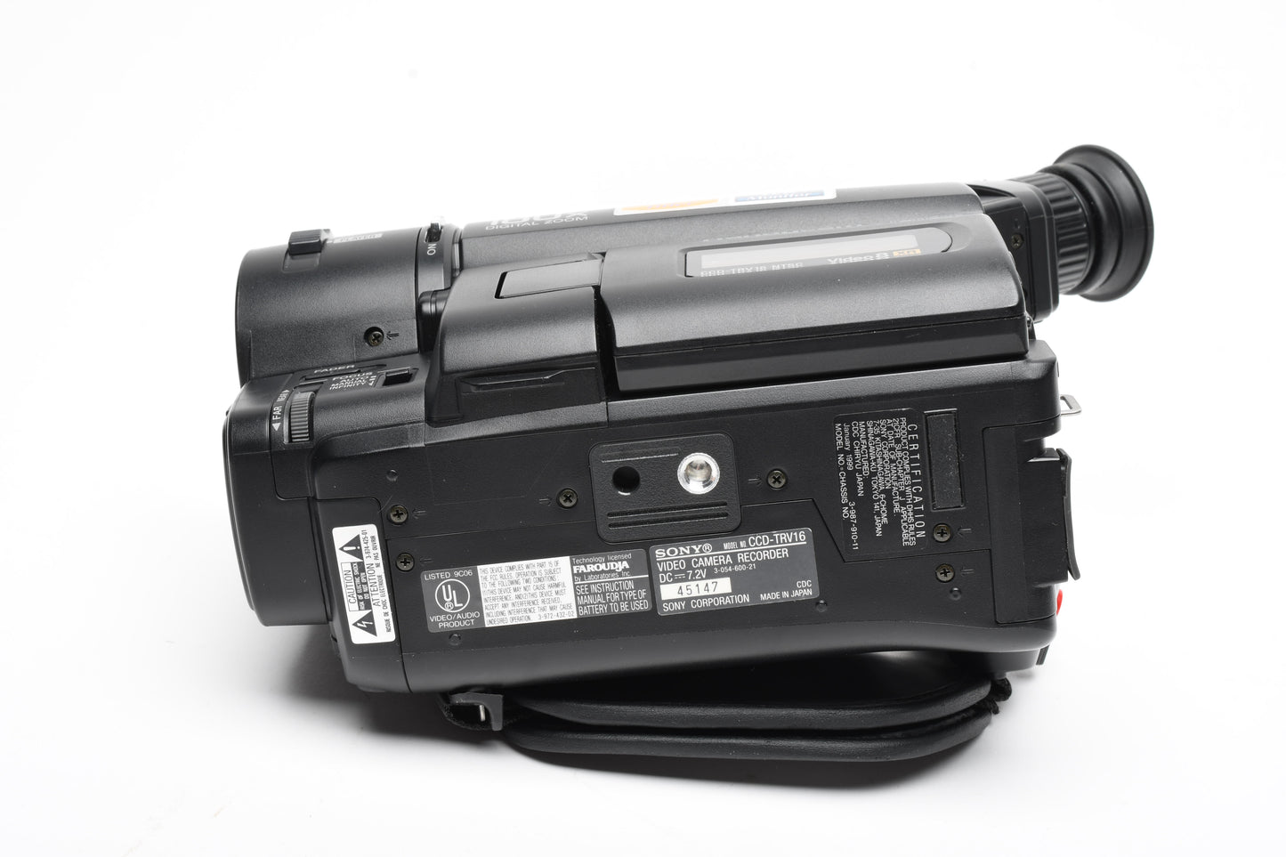 Sony CCD-TRV16 8mm Video 8 Camcorder, Tested, Copying, Editing, Recording