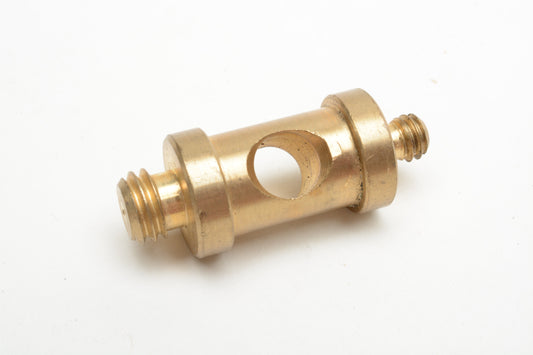 Manfrotto 118 Universal Short Spigot w/Double male thread (Brass)