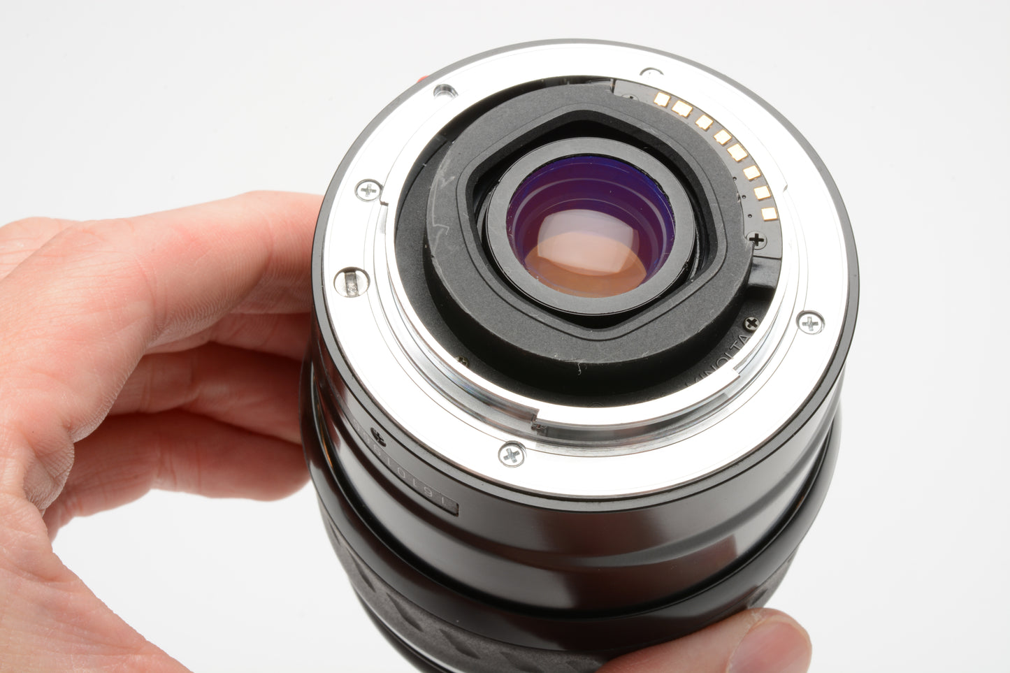 Minolta Xi AF 28-105mm f3.5-4.5 Power zoom lens, caps, hood, UV, Great!