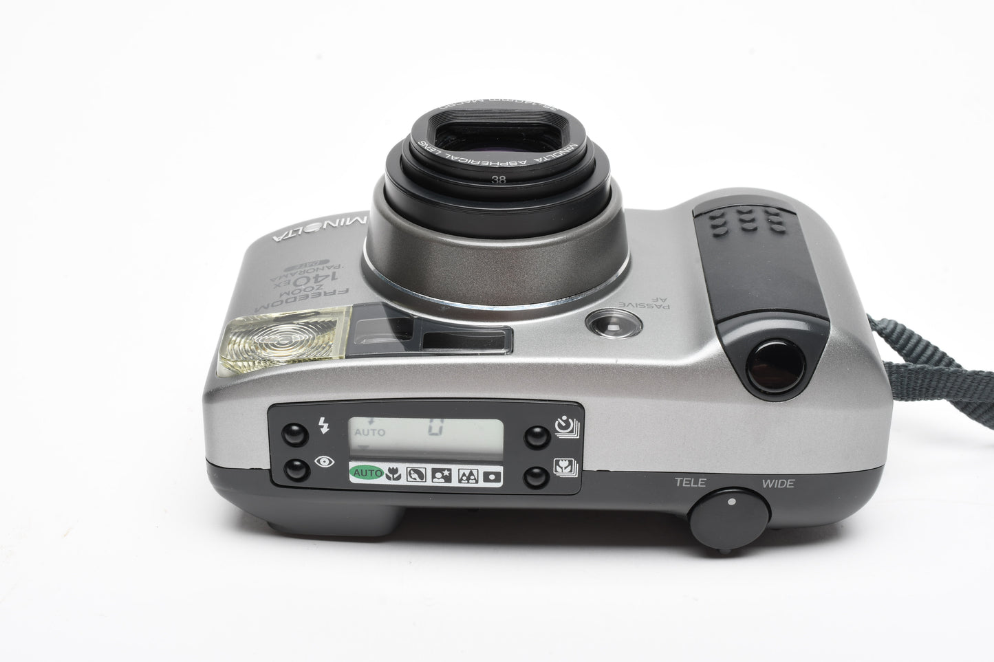 Minolta Freedom Zoom 140EX QD 35mm Point&Shoot camera, case, manual, Great!