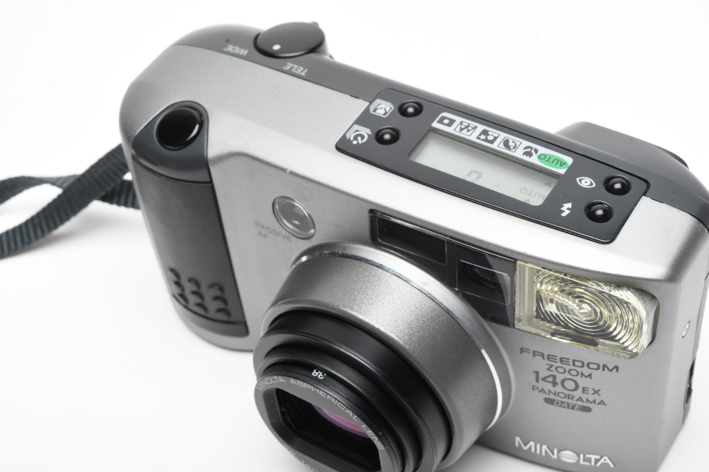 Minolta Freedom Zoom 140EX QD 35mm Point&Shoot camera, case, manual, Great!