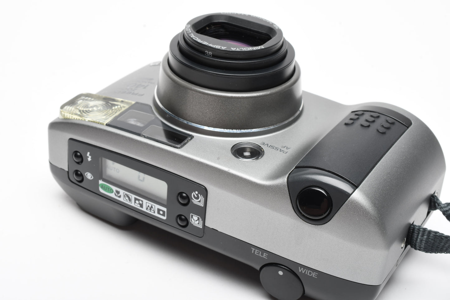 Minolta Freedom Zoom 140EX QD 35mm Point&Shoot camera, case, manual, Great!