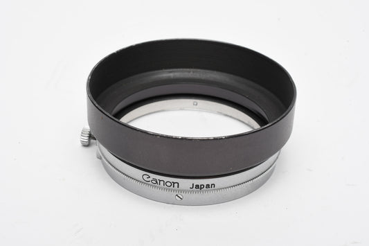 Canon Metal Lens Hood S-50 for 50mm f1.4, Case, Very clean