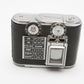 Tessina Black Vintage Subminiature Camera w/25mm f/2.8 Made in Switzerland, Great!