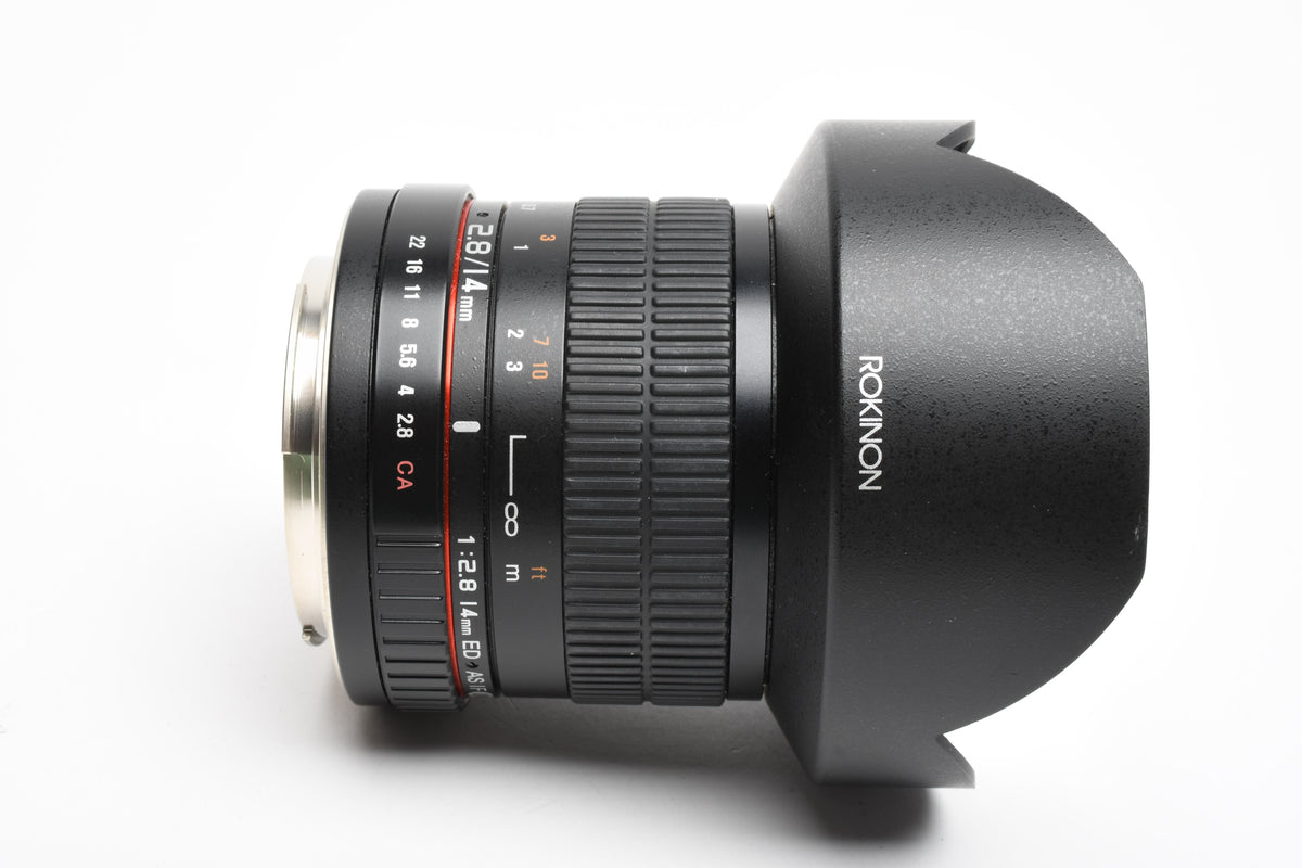 Rokinon 14mm f2.8 ED AS IF UMC Lens for Canon EF Mount, Great!