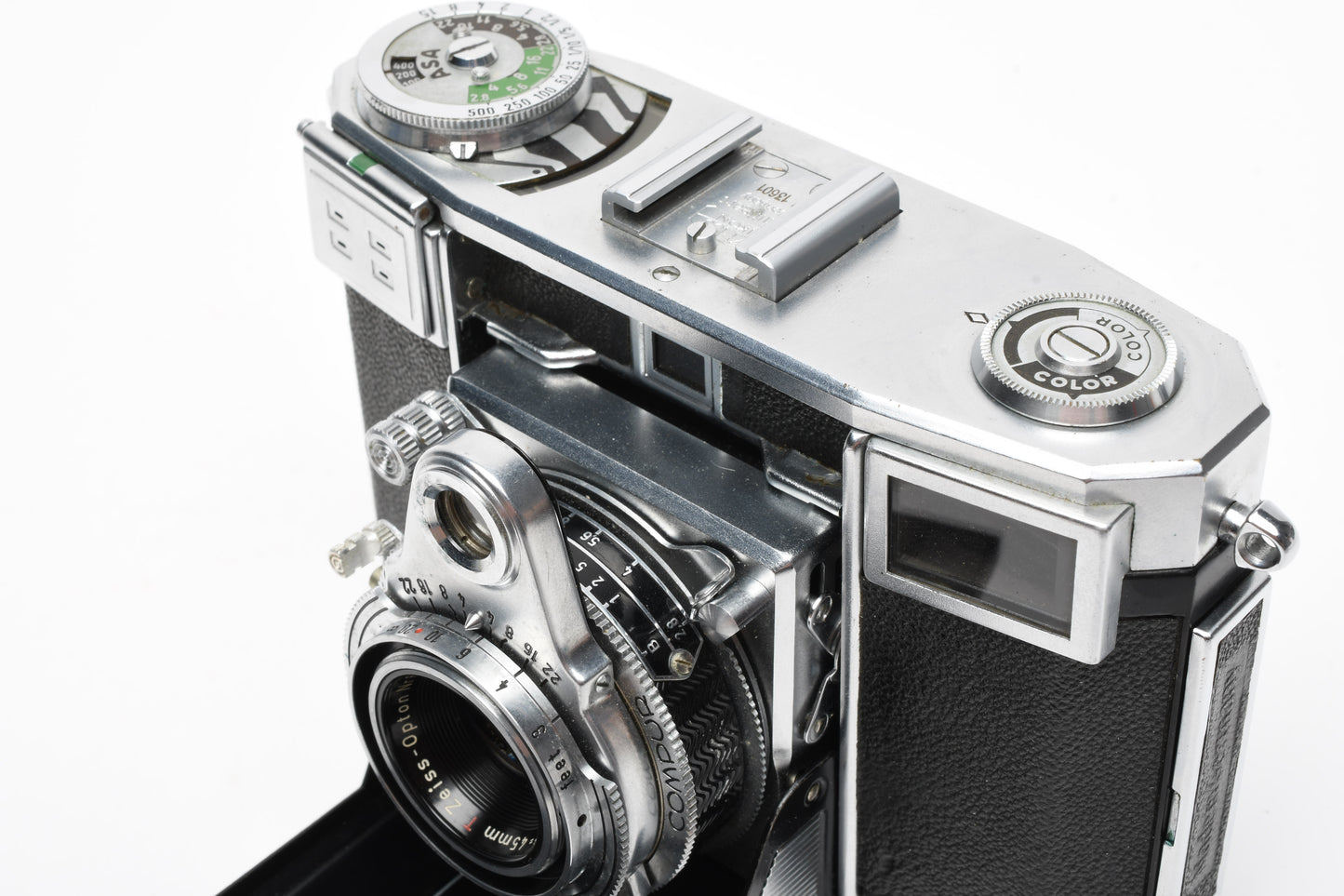 Zeiss Ikon Contessa Rangefinder w/45mm f2.8 lens, vintage camera, Works, nice collector