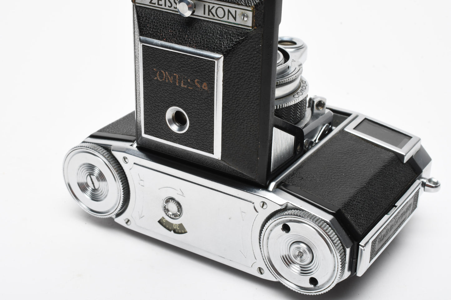 Zeiss Ikon Contessa Rangefinder w/45mm f2.8 lens, vintage camera, Works, nice collector