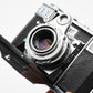 Zeiss Ikon Contessa Rangefinder w/45mm f2.8 lens, vintage camera, Works, nice collector