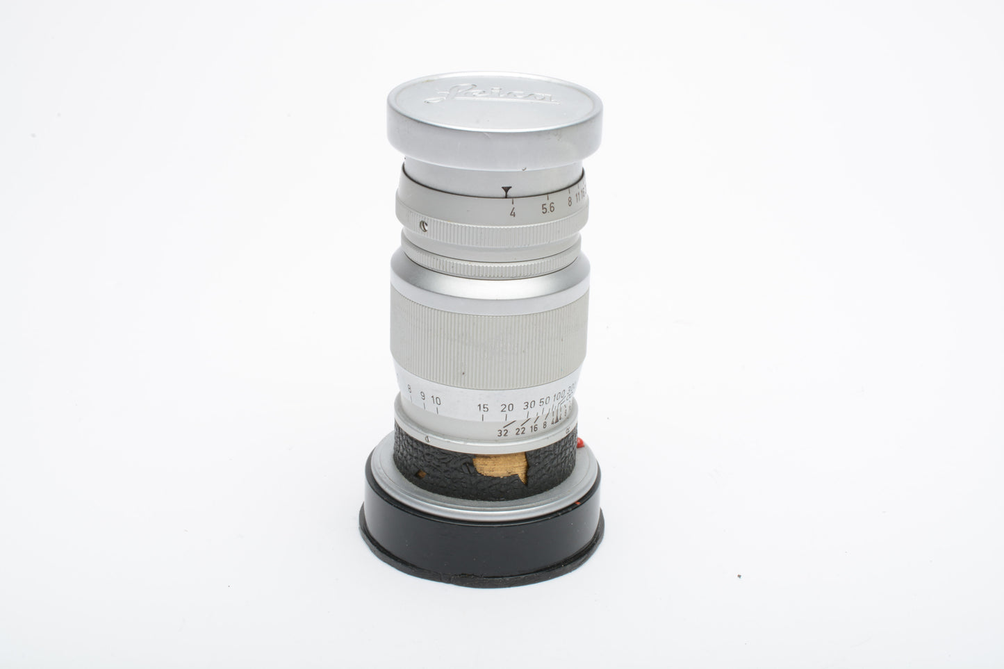 Leica Leitz Elmar 9cm f4 lens, clean, fog, *Read