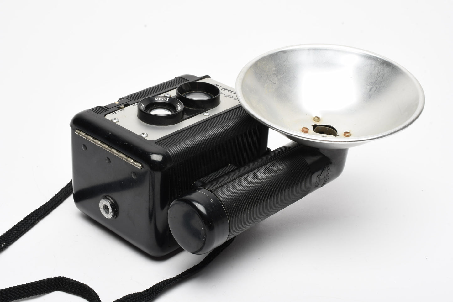 Argus Seventy-Five TLR camera w/Flash reflector, works, Vintage