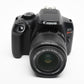 Canon EOS Rebel T6 DSLR w/18-55mm f3.5-5.6 IS, w/Batt, Charger, Strap 17,965 Acts, Nice!