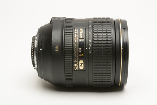 Nikon AF-S Nikkor 24-120mm f4G ED VR N zoom lens, Mint-, USA, Boxed