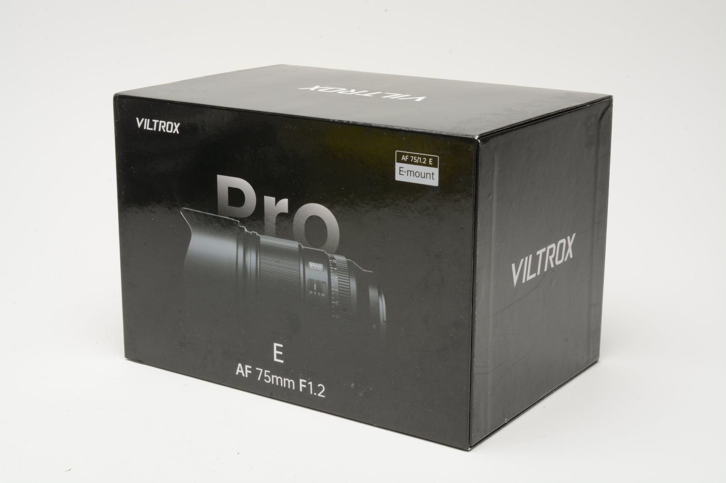 Viltrox Pro AF 75mm f1.2 lens for E Sony E-Mount, Mint-, Boxed