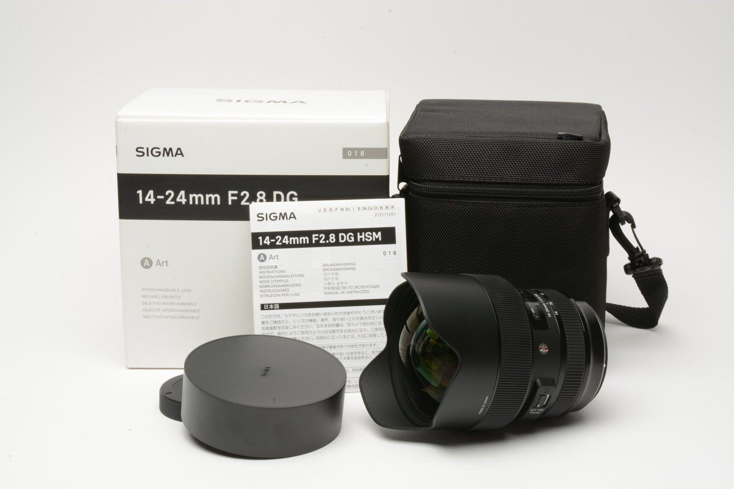 Sigma 14-24mm f2.8 DG Art lens for Canon EF, Mint, Boxed, USA