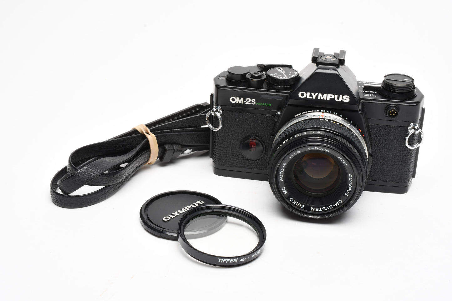 Olympus OM-2S Program 35mm SLR Body w/50mm f1.8, Tested, Very clean