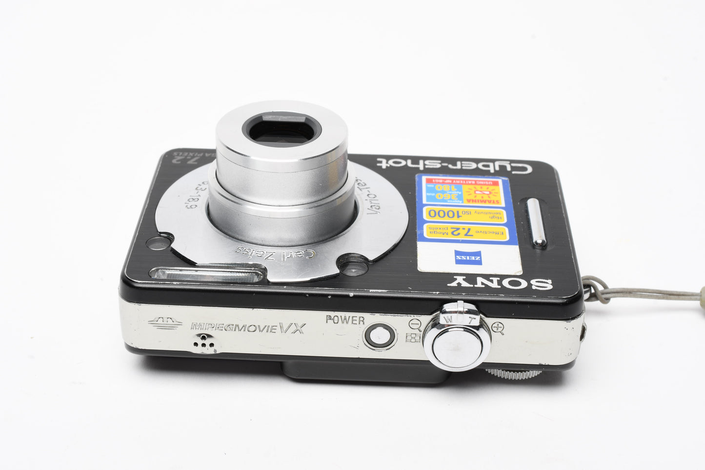 Sony DSC-W70 7.2MP Digital Point&Shoot camera, case+batt+charger, Tested