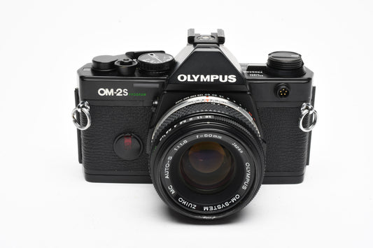 Olympus OM-2S Program 35mm SLR Body w/50mm f1.8, Tested, Very clean