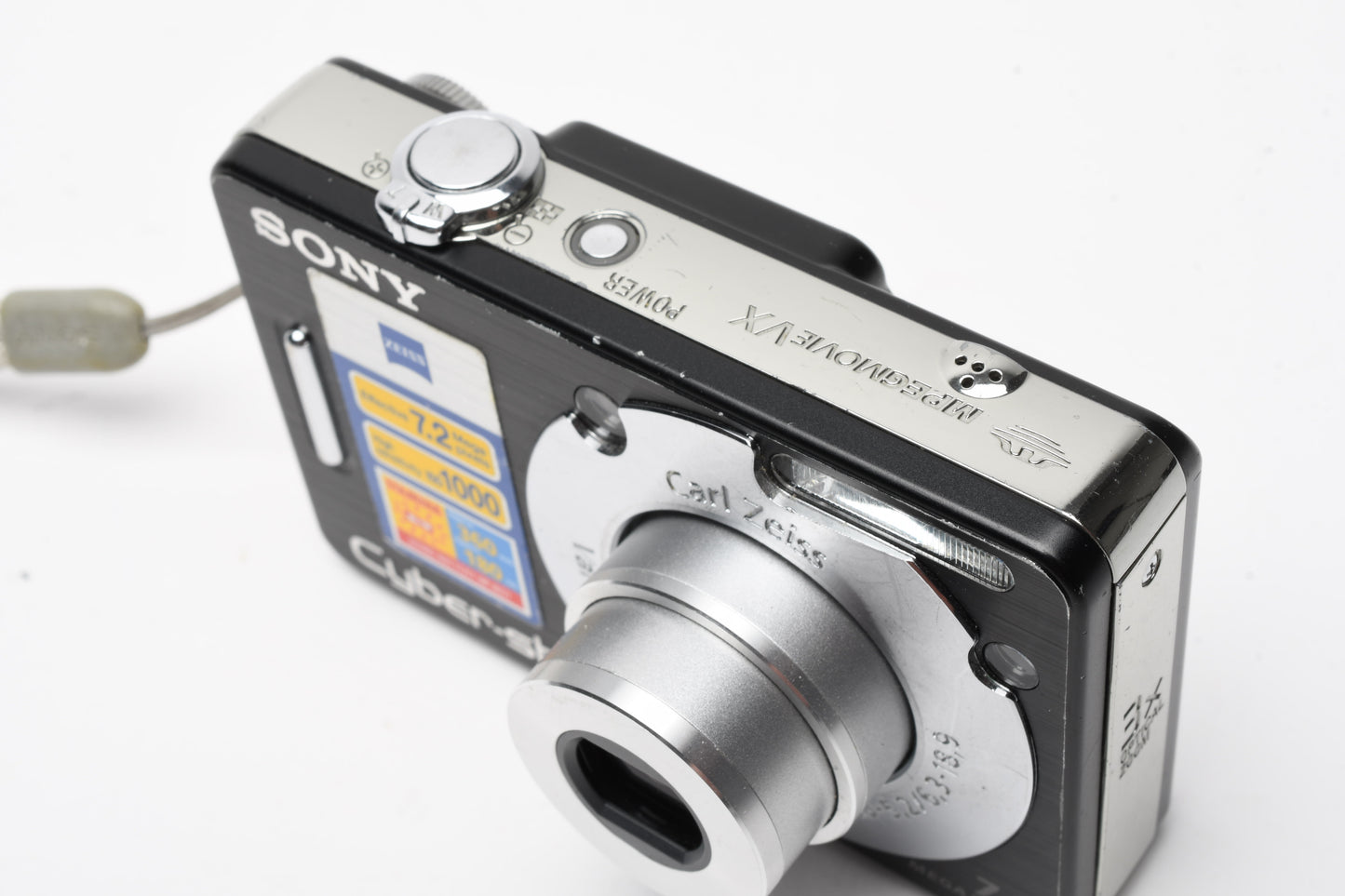 Sony DSC-W70 7.2MP Digital Point&Shoot camera, case+batt+charger, Tested